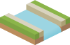 riverBankedWaterfallS