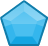 element_blue_polygon_glossy
