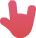 red_hand_rock
