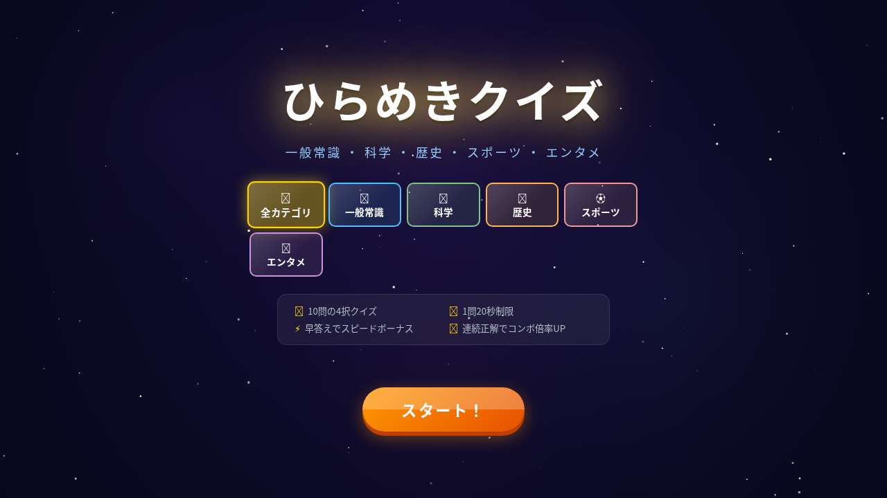ひらめきクイズ